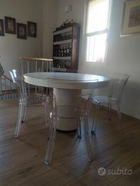 Tavolo tondo allungabile