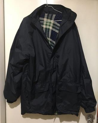 Giacca impermeabile blu da uomo taglia XL