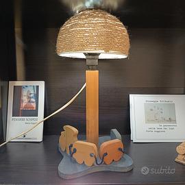 Lampada artigianale da scrivania o cameretta