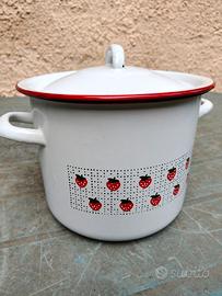 Pentola smaltata vintage