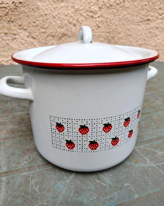 Pentola smaltata vintage