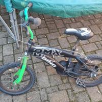 Bicicletta bambino BMX Dino 16" anche con rotelle