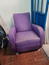 poltrona art decò da rifoderare