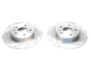 DISCHI FRENO FORATI E SCANALATI PER ALFA ROMEO