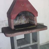 Barbecue Caminetto in cemento