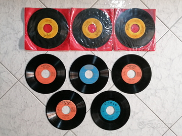 Dischi vinile, 45 giri, lotto 8 PZ. Vintage, Old