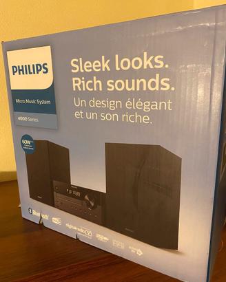 Philips Micro Music System 4000 Series 60W Bluetoo