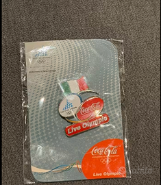 Spilla olimpiadi Torino 2006 coca cola live olympi