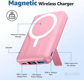Powerbank MagSafe Rosa