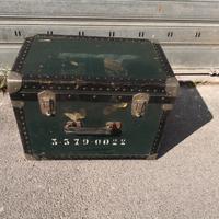 Baule contenitore Verde Vintage.

Misure32x51xh37
