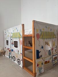 Letto singolo Ikea KURA 90x200 cm