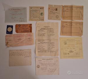 Lotto Documenti Antichi 1850-1960 - Storia e Mil.
