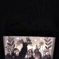 Lampada Pasqua coniglietto 