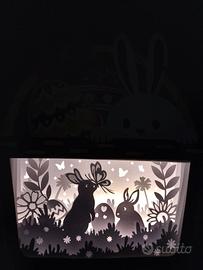 Lampada Pasqua coniglietto 