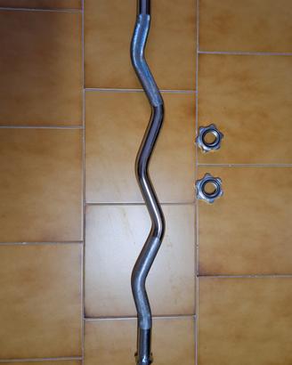 Bilanciere EZ bici curl, bicipiti, tricipiti.