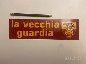 Adesivo ultras roma  curva sud la vecchi guardia