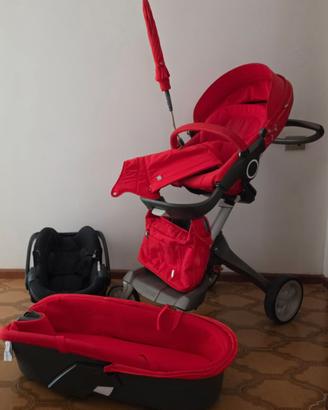 Stokke Xplory Rosso – Trio/Set Completo con Navice