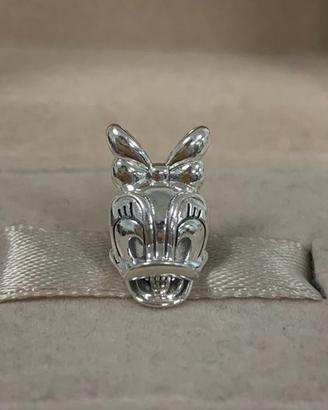 Pandora Argento DAISY DUCK Paperina Charm DISNEY