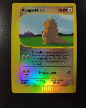 carta Pokémon Kangaskhan - Aquapolis