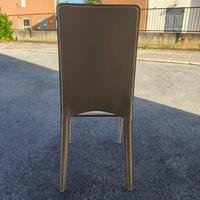 sedie sala o cucina in pelle