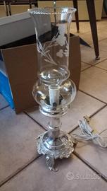 Lampada stile a petrolio  elettrica anni 80 