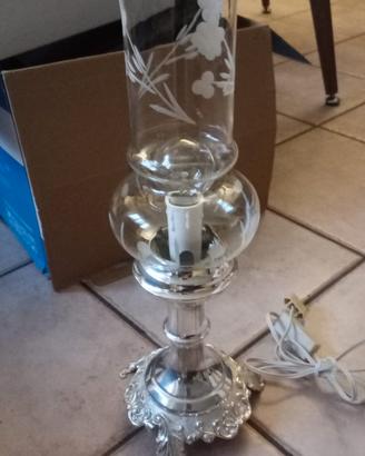 Lampada stile a petrolio  elettrica anni 80 