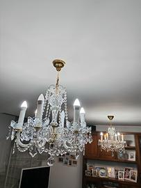 Due lampadari di Boemie .