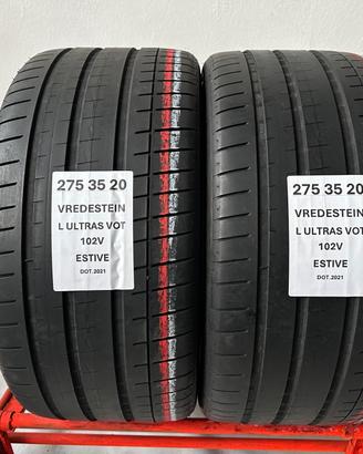 2 gomme 275 35 20 ESTIVE VREDESTEIN