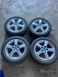 quattro cerchi in lega x mazda5 completi di gomme