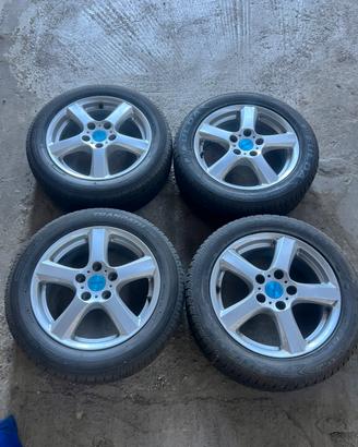 quattro cerchi in lega x mazda5 completi di gomme