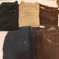 pantaloni in velluto
