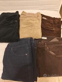 pantaloni in velluto