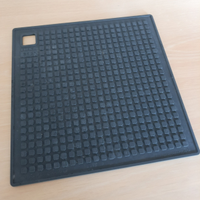 4 sottopentola magnetici nuovi grigi 18×18 cm