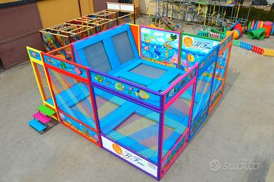 Trampolini Elastici Professionali per Luna Park