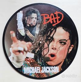 Vinile 33 giri da parete omaggio a Michael Jackson