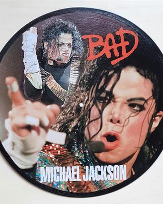 Vinile 33 giri da parete omaggio a Michael Jackson