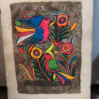 Dipinto su sughero vintage 30x40