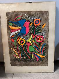 Dipinto su sughero vintage 30x40