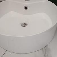 lavabo appoggio ceramica nuovo rotondo
