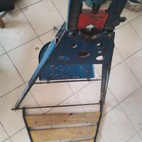 Banco idraulico morsa ribaltabile