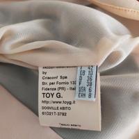 Vestito longuette nero e rosa cipria