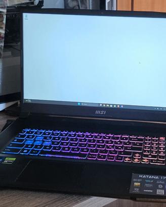 MSI Katana 17 B13V, i7-13620H, RTX 4060, 16GB, 1TB