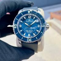 blancpain 50 fathoms  blue acciaio full set 2018