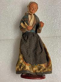 personaggio femminile contadina presepe