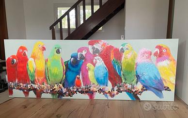Quadro pappagalli 