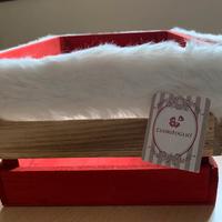 Cassetta in legno natalizia