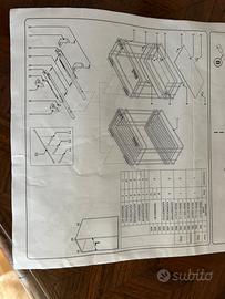 Carrello estraibile porta bottiglie