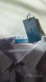 camicia bianca uomo prada 