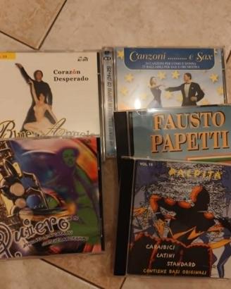 18 CD latino/liscio/sax