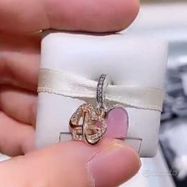 PANDORA Charm 788878C0Cuore Infinito scintillante